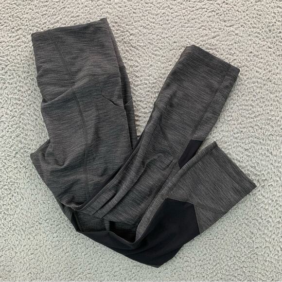 Lululemon Women's Pace Rival Crop Leggings LW6BEIS Heather Gray  -  Size: 4 - Picture 7 of 16